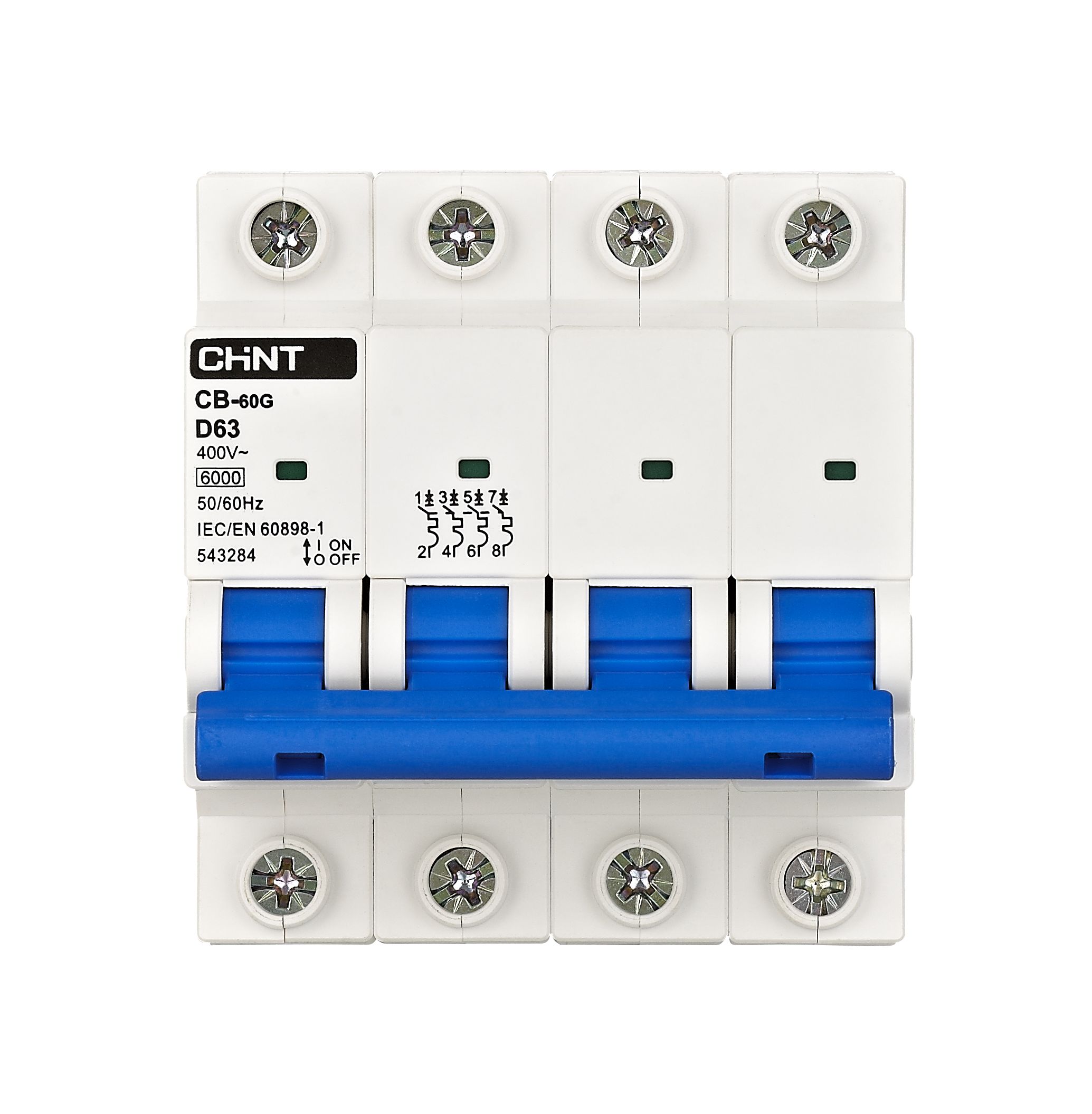 CB-60G-MCB-4P Front